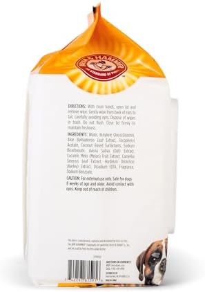 Arm & Hammer Heavy Duty Multipurpose Dog Wipes, Mango, 100 Count - Image 4