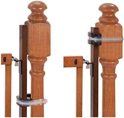 Summer Infant Banister to Banister Gate Mounting Kit - Fits Round or Square Banisters, Accommodates Most Hardware & Pressure Mount Baby Gates up to 37” Tall, Gate Sold Separately by Ingenuity