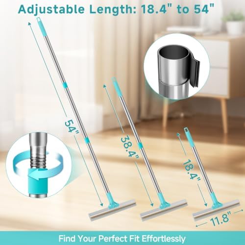 Carpet Rake for Pet Hair Removal Tool,Reusable Pet Hair Remover Broom Blue - Image 6