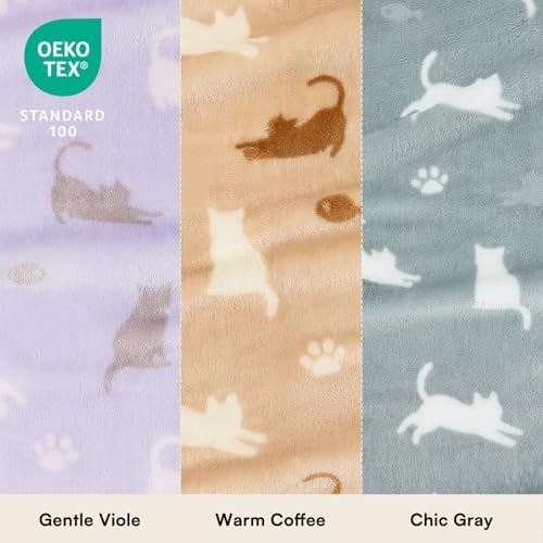 Luciphia Dog Blanket 3 Pack, Soft Cozy Fleece Throw for Puppy Cat,23"x16" - Image 2
