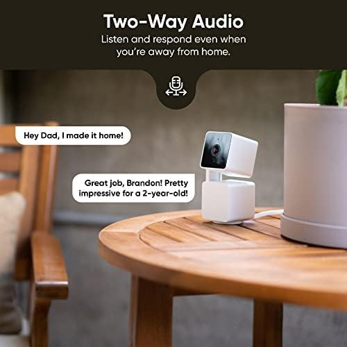 WYZE Cam Pan v3 Indoor/Outdoor IP65 1080P 360° Pan/Tilt/Zoom WiFi Smart Home Security Camera, Motion Tracking for Baby/Pet, Color Night Vision, Works with Alexa&Google Assistant, Free Expert Setup - Image 8