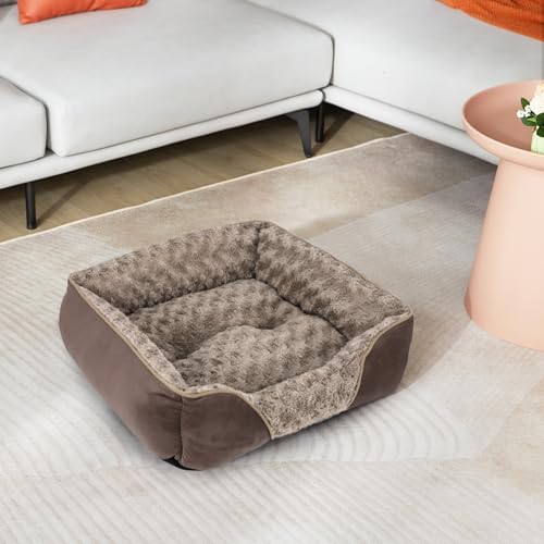 INVENHO Medium Dog Bed Rectangle Washable Orthopedic Soft Calming Sleeping Durable Pet Cuddler with Anti-Slip Bottom - Image 7