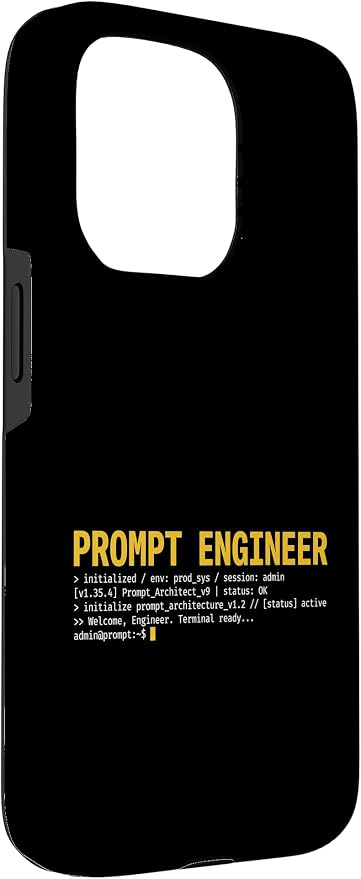 Prompt Engineer Terminal Screen AI Developer Software Coder Case for iPhone 15 Pro - Image 3