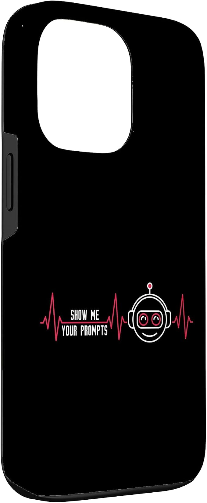Show Me Your Prompts AI Artificial Intelligence Heartbeat Case for iPhone 13 Pro - Image 3
