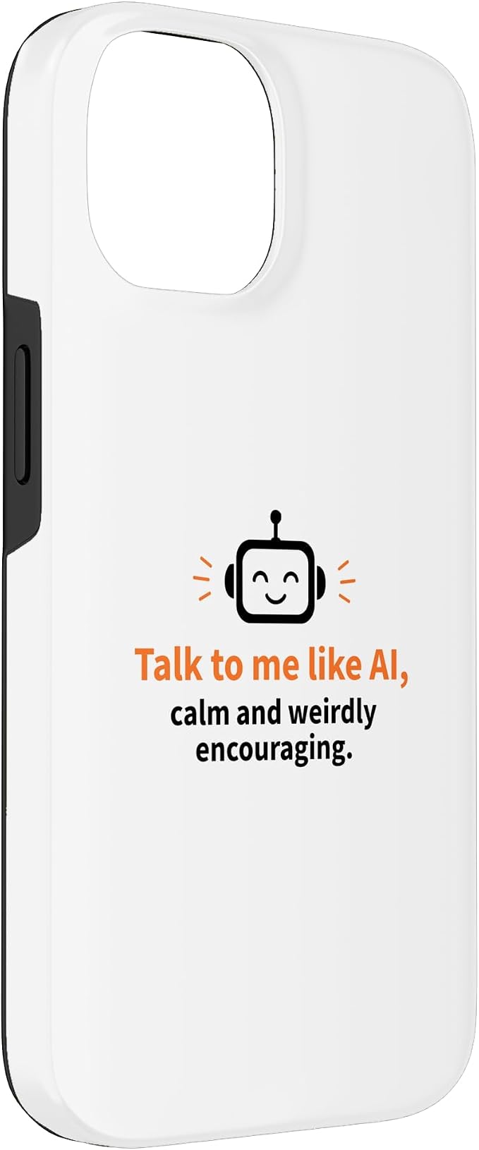 AI Robot Calm Encouraging Tech Support Case for iPhone 14 - Image 3