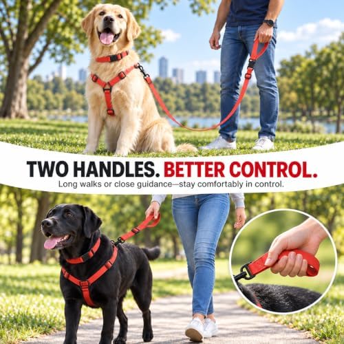 Dog Harness Collar and Leash Set, Adjustable Walking Vest for Dogs - Image 7