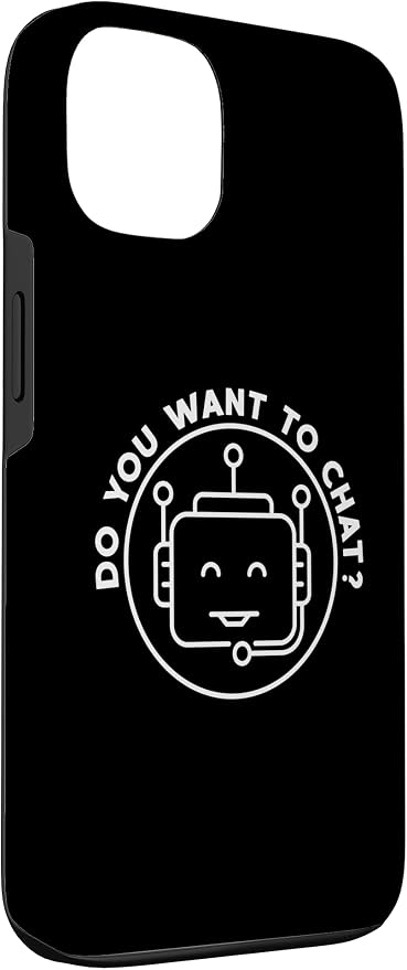 Chatbot - Do You Want To Chat? AI and ML Geek Case for iPhone 13 - Image 3