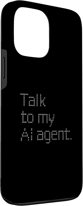 Talk to My AI Agent - Minimalist Tech Design Case for iPhone 13 Pro Max - Image 3
