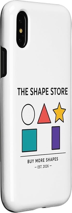 The Shape Store Funny Viral Meme from 2026 AI Humor Case for iPhone X/XS - Image 3