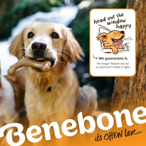 Benebone Wishbone Dog Chew Toy for Aggressive Chewers, Venison, Medium - Image 6
