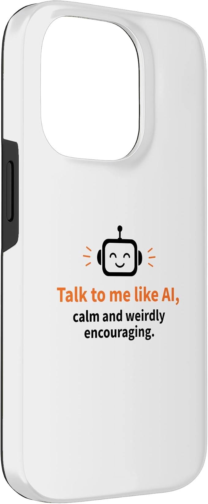 AI Robot Calm Encouraging Tech Support Case for iPhone 14 Pro - Image 3