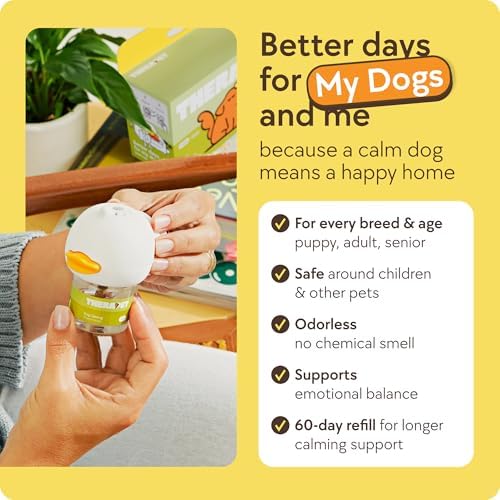 TherapetMD 3-Pack 180-Days Dog Calming Diffuser Kits - Dog Pheromone Diffuser for Stress, Destructive Behavior, Pee Accidents, Separation Anxiety, Aggression & Chewing - Each Include 180-Days Refills - Image 7