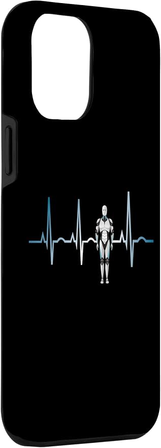 iPhone 15 Pro Max Ai Heartbeat Love Ai EKG Heart Funny Idea for Ai lover Case - Image 3