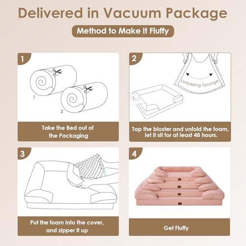 EHEYCIGA Orthopedic Small Dog Bed, Waterproof Memory Foam Washable Pet Beds - Image 7