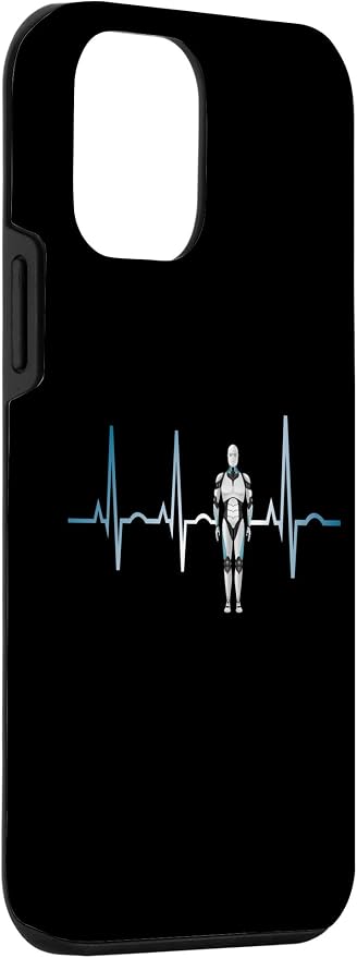 iPhone 12 mini Ai Heartbeat Love Ai EKG Heart Funny Idea for Ai lover Case - Image 3