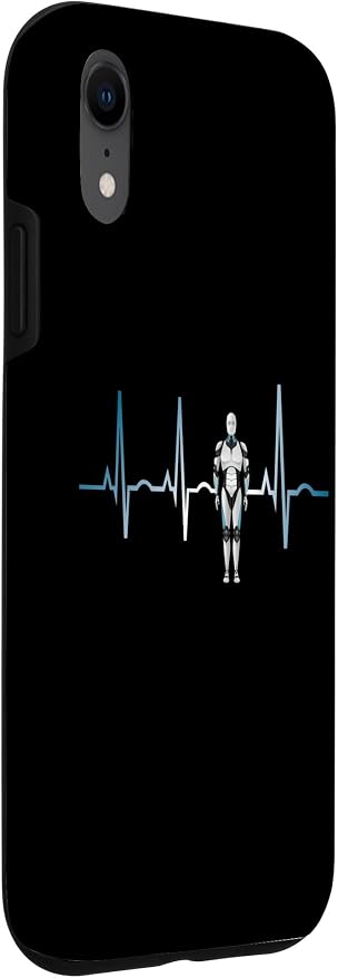 iPhone XR Ai Heartbeat Love Ai EKG Heart Funny Idea for Ai lover Case - Image 3