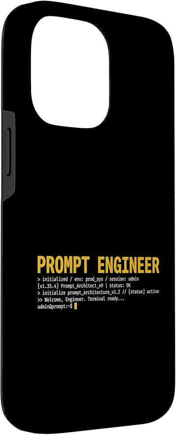Prompt Engineer Terminal Screen AI Developer Software Coder Case for iPhone 14 Pro Max - Image 3