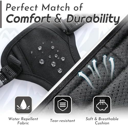 Eagloo Dog Harness for Small Dogs, No Pull Pet Vest with 2 Leash Clips - Image 7