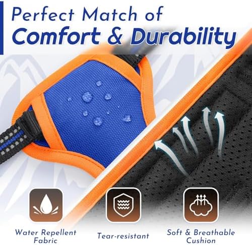 Eagloo Dog Harness for Small Dogs, No Pull Pet Vest with 2 Leash Clips - Image 7