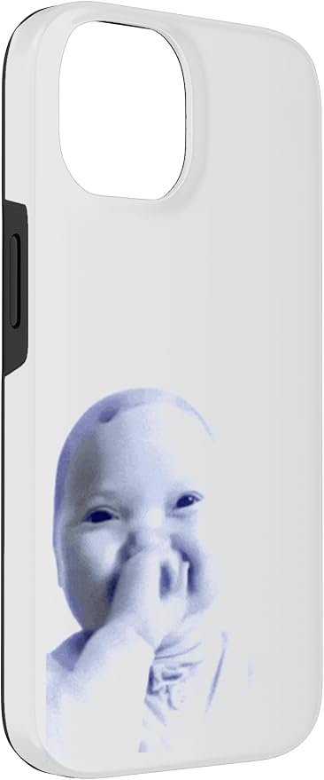 AI Baby Holding Laugh Meme Case for iPhone 14 - Image 3