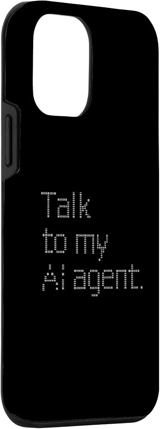 Talk to My AI Agent - Minimalist Tech Design Case for iPhone 12 mini - Image 3