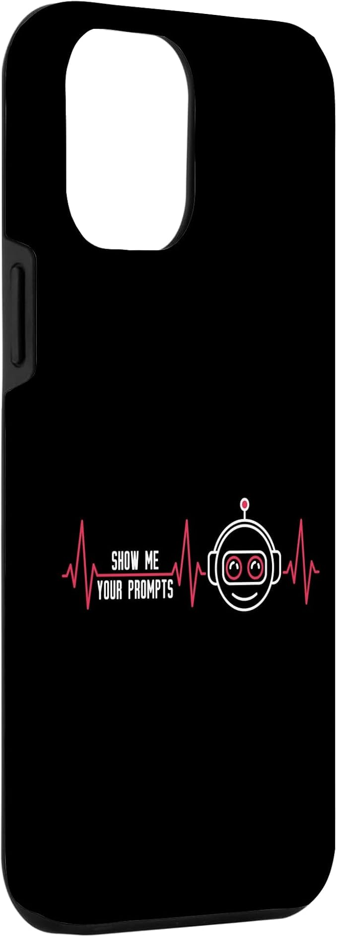 Show Me Your Prompts AI Artificial Intelligence Heartbeat Case for iPhone 12 Pro Max - Image 3