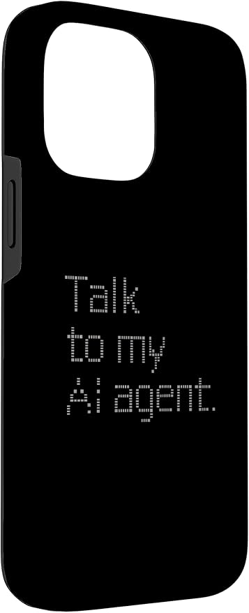 Talk to My AI Agent - Minimalist Tech Design Case for iPhone 14 Pro Max - Image 3