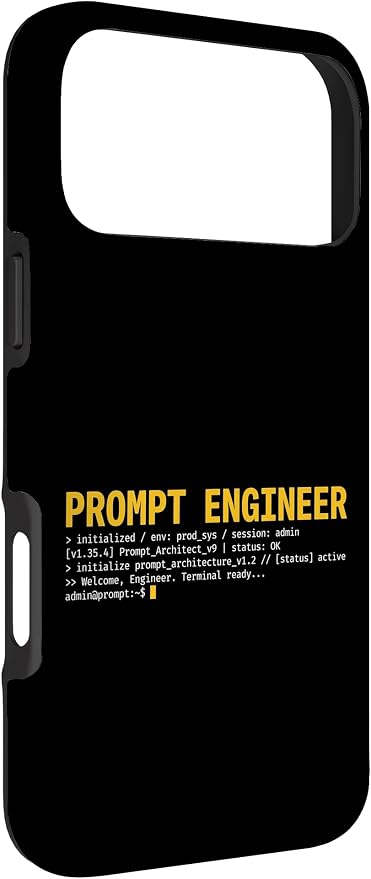 Prompt Engineer Terminal Screen AI Developer Software Coder Case for iPhone 17 Pro Max - Image 3