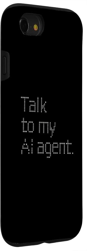 Talk to My AI Agent - Minimalist Tech Design Case for iPhone SE (2020) / 7/8 - Image 3