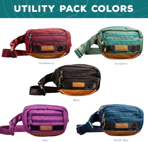 Wilderdog Utility Fanny Pack stores Treats, Balls, Keys in 3 Pockets with adjustable strap and Poop Bag dispenser (Pacific Blue) - Image 7
