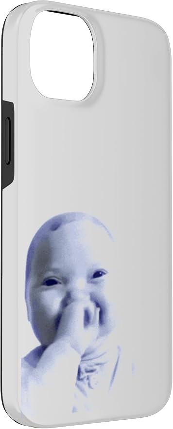 AI Baby Holding Laugh Meme Case for iPhone 14 Plus - Image 3