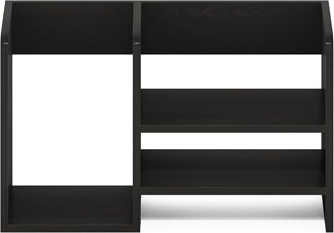 Furinno Hermite Wood Desktop Book and Home Office Supplies Storage Organizer, Espresso - Image 6