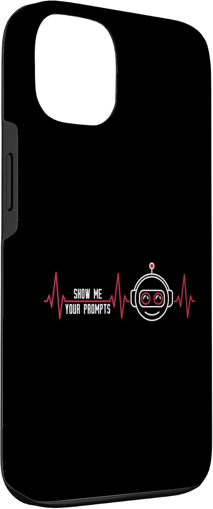 Show Me Your Prompts AI Artificial Intelligence Heartbeat Case for iPhone 13 - Image 3