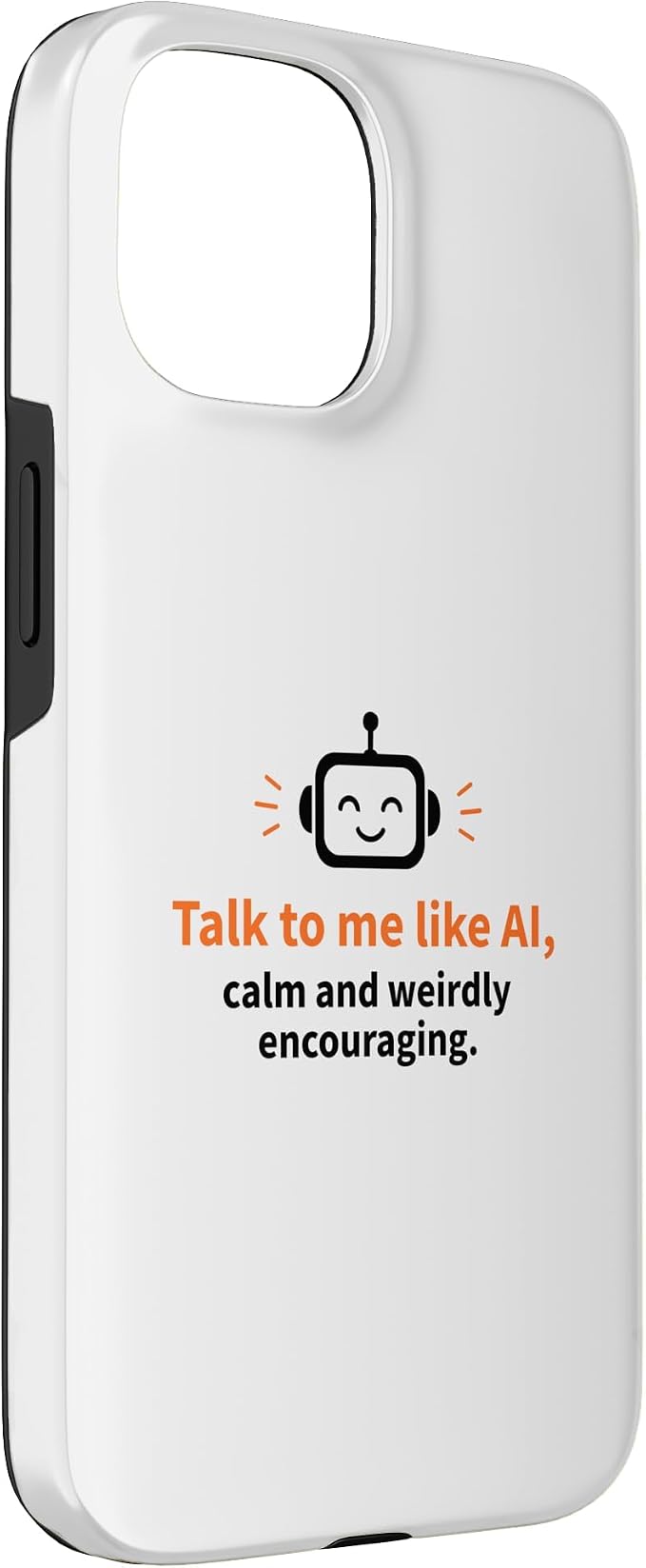 AI Robot Calm Encouraging Tech Support Case for iPhone 15 - Image 3
