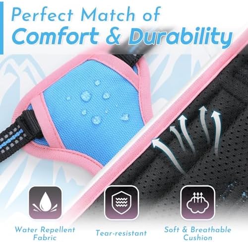 Eagloo Dog Harness for Small Dogs, No Pull Pet Vest with 2 Leash Clips - Image 7
