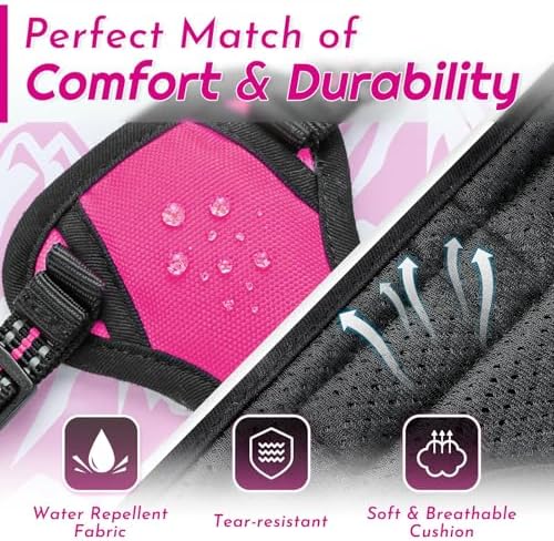 Eagloo Dog Harness for Small Dogs, No Pull Pet Vest with 2 Leash Clips - Image 7