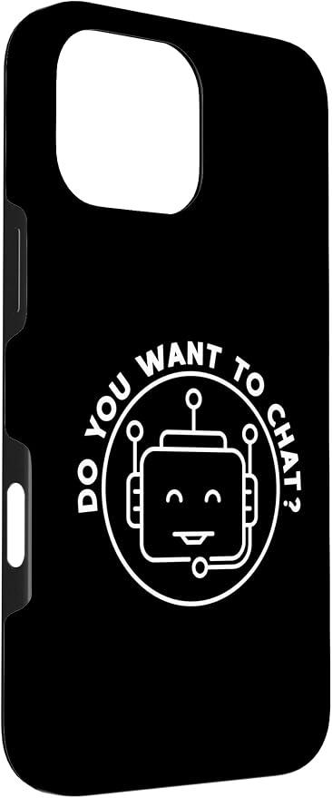 Chatbot - Do You Want to Chat? AI and ML Geek Case for iPhone 16 Pro Max - Image 3