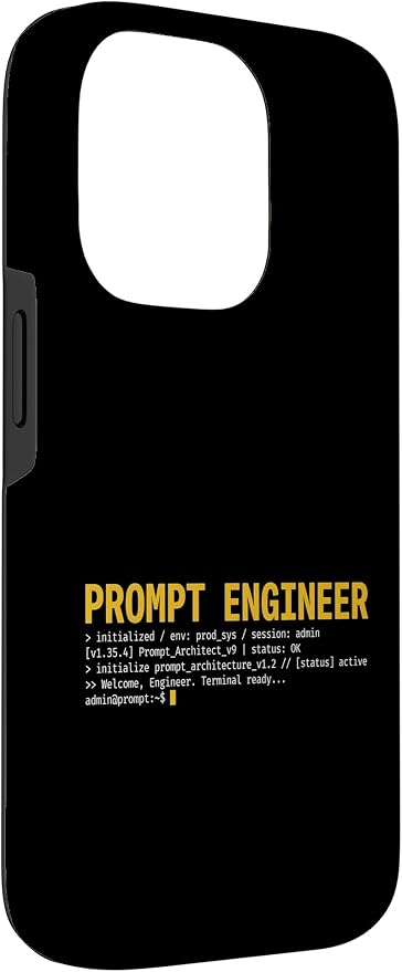 Prompt Engineer Terminal Screen AI Developer Software Coder Case for iPhone 14 Pro - Image 3