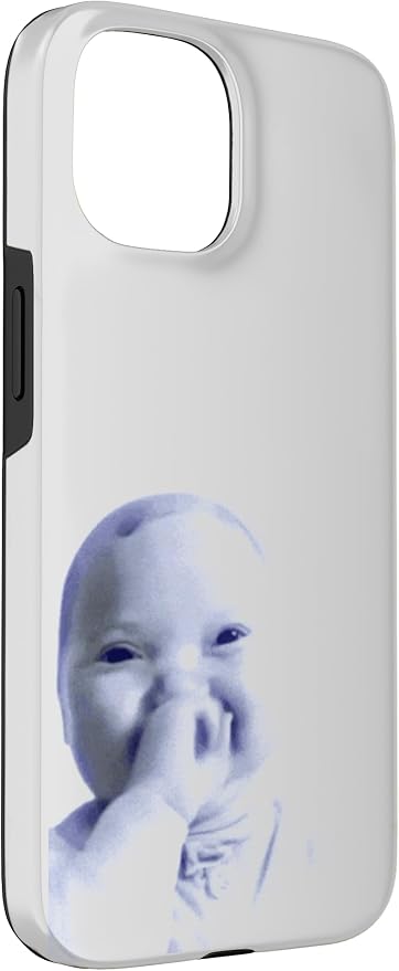 AI Baby Holding Laugh Meme Case for iPhone 15 - Image 3