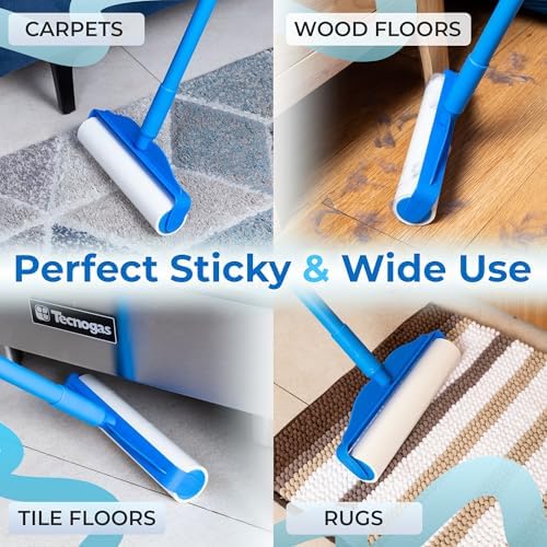 PetLovers Large Lint Roller with 3 Refills – 360 Total Sheets for Tackling Pet Hair, Extra Large Floor and Carpet Roller for Homes with Pets, Perfect for Floors, Furniture, and Loving Pet Owners - Image 6