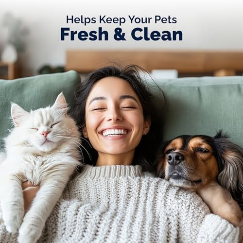 Vetnique DermaBliss Cat & Dog Grooming Wipes, Deodorizing Pet Wipes, 100ct - Image 7