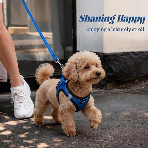 No Pull Dog Puppy Harness and Leash Set Reflective Mesh Vest Medium - Image 6