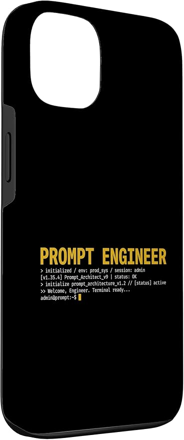 Prompt Engineer Terminal Screen AI Developer Software Coder Case for iPhone 13 - Image 3