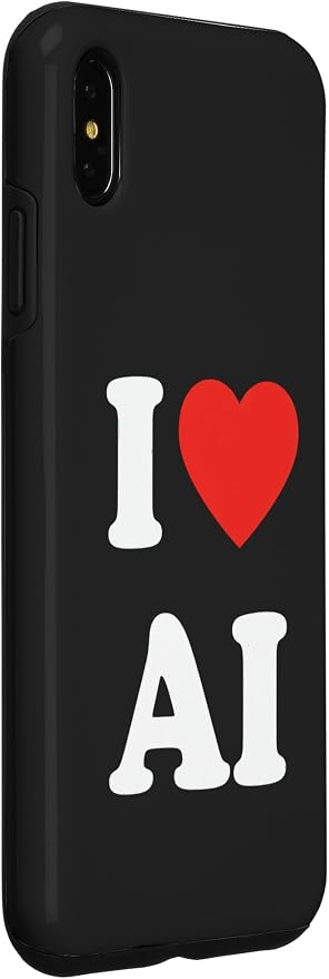 I AI Stem Lover AI Tech Enthusiast Case for iPhone Xs Max - Image 3