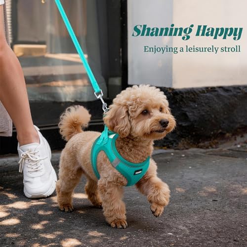 No Pull Dog Puppy Harness and Leash Set Reflective Mesh Vest Medium - Image 5