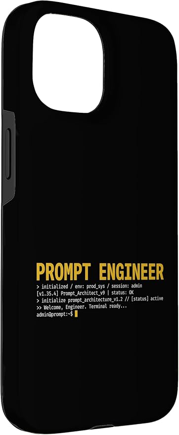 Prompt Engineer Terminal Screen AI Developer Software Coder Case for iPhone 15 - Image 3
