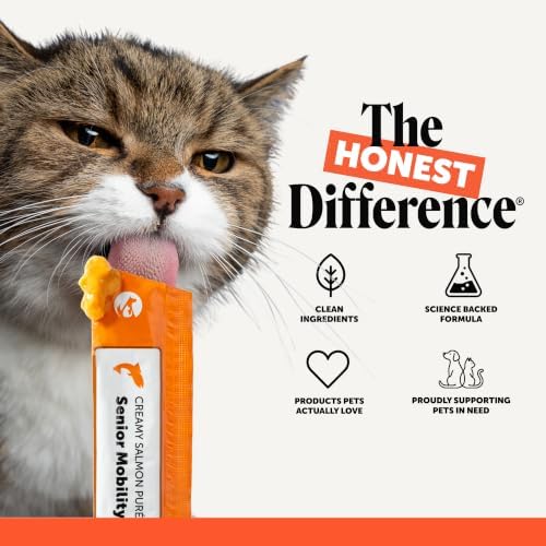 Pet Honesty Vet Backed Cat Joint Supplement Lickable Puree, Salmon, 20 Ct - Image 7