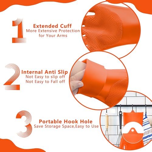 Pet Grooming Gloves—Dog Washing Gloves with High-Density Teeth - Image 6