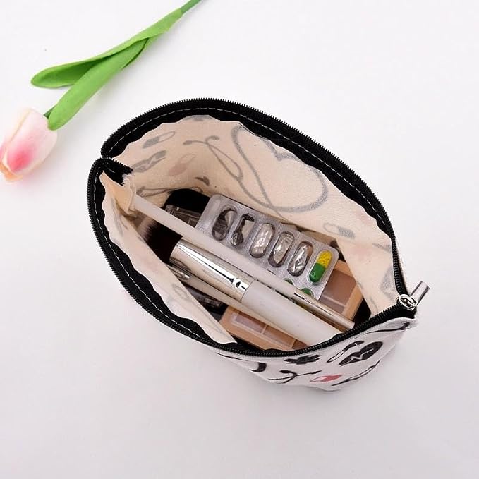 Small Home Medical Bag Pouch Nurse Pocket Protector Pouch Pharmacist Doctor Bag Accessories for Women Family Emergency Medical Kit Nursing Student Essential Supplies for Clinicals Canvas First Aid Bag - Image 7