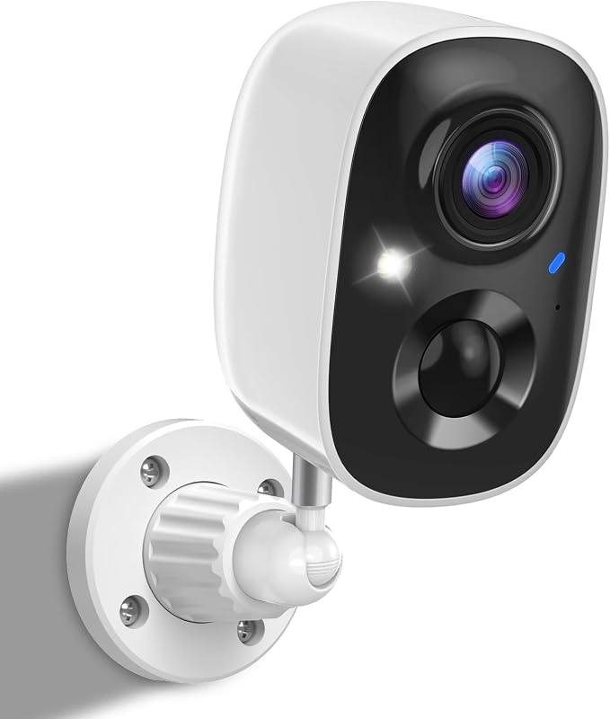 Security Cameras Wireless Outdoor Indoor, 2K Battery Powered WiFi Camera for Home Security, AI Motion Detection, Color Night Vision, IP66 Weatherproof, 2-Way Talk, Siren Alarm, SD/Cloud Storage - Image 8